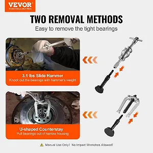 Набор экстракторов для внутренних подшипников VEVOR ZX-J022 цена на synthetic.ua - Фото 1 Набор экстракторов для внутренних подшипников VEVOR ZX-J022 synthetic.ua - Фото 1