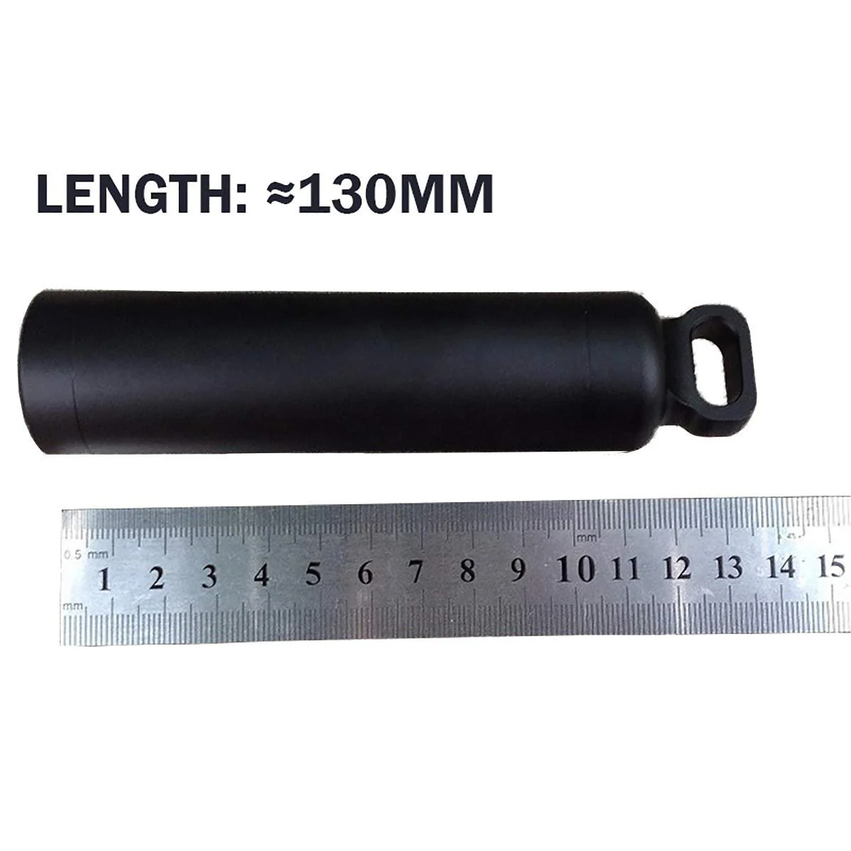 Контейнер для таблеток EDC алюмінієвий сплав герметичний водонепроникний 131x30,5 мм, фото №2