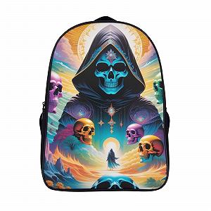 Рюкзак школьный DPEOANEBN Skull Style-8, 40 x 28 x 16 см - Фото 1