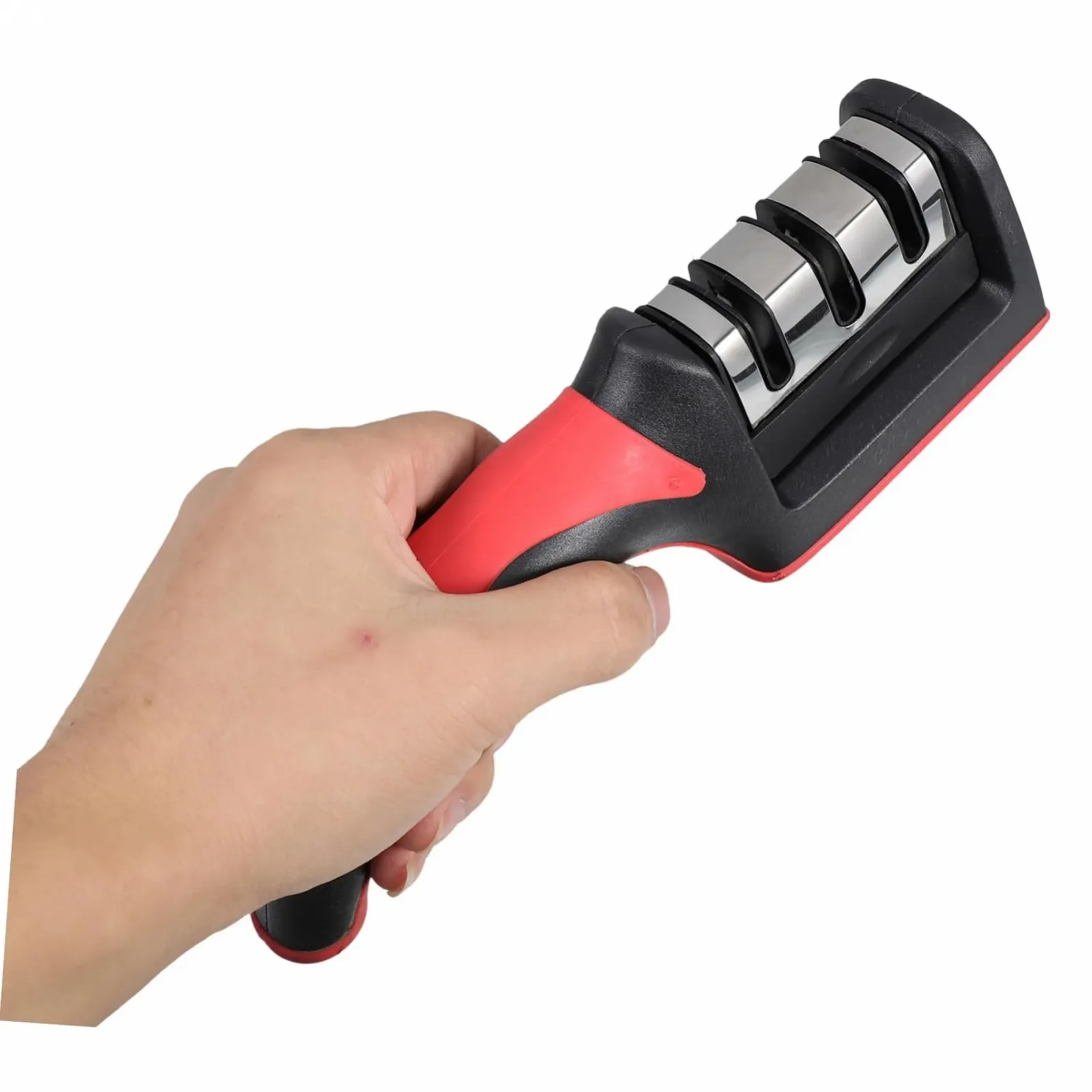 Точилка для ножей Ciieeo Ручная Механическая Нержавеющая сталь Черный, фото №8