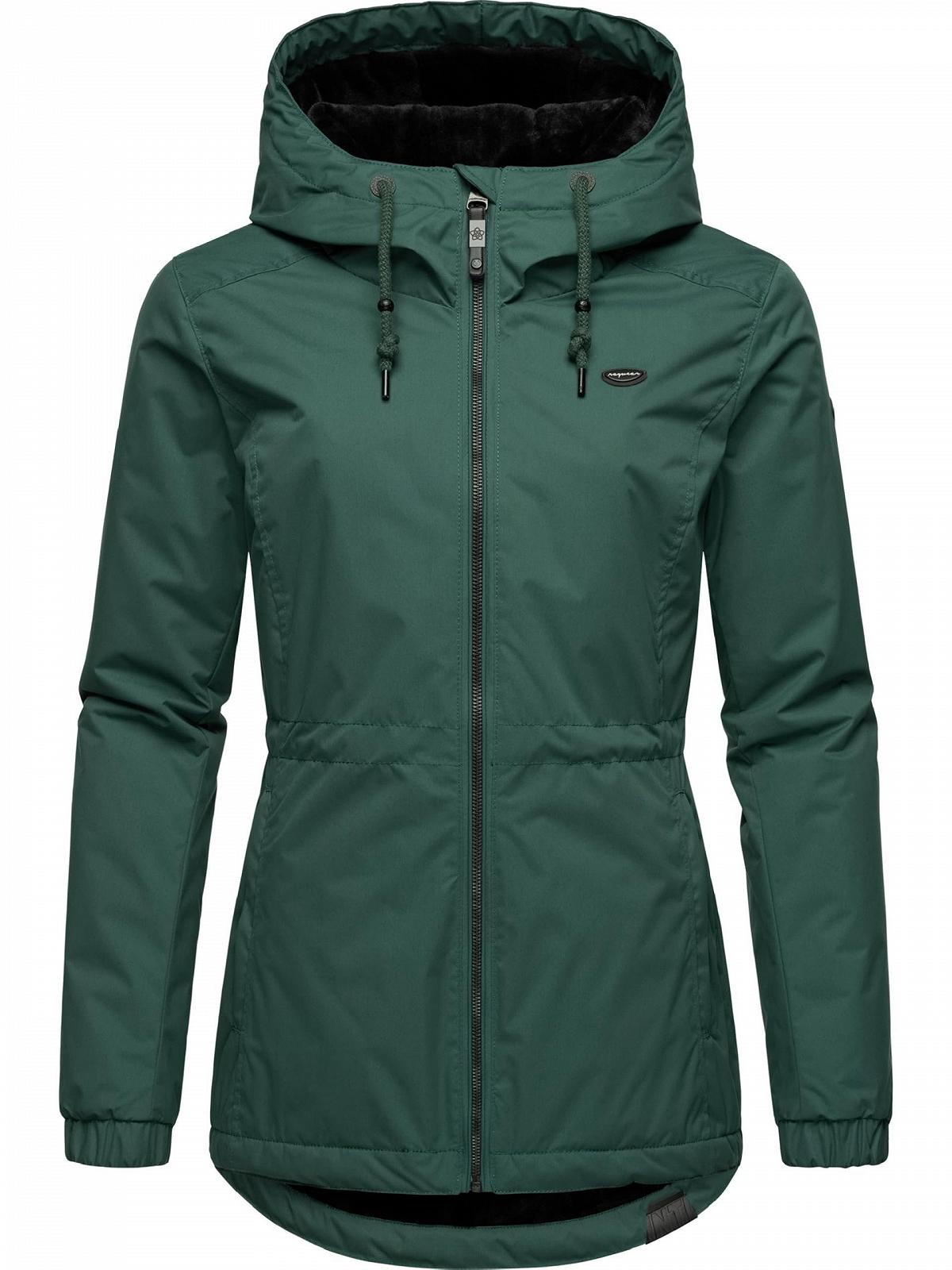 Теплая зимняя водонепроницаемая куртка с капюшоном Ragwear Dankka женская YOUMODO, фото №1