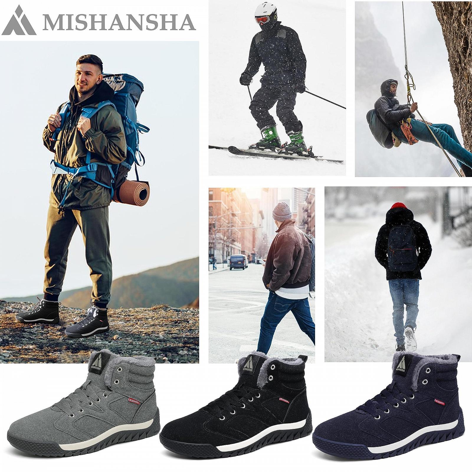 Мужские зимние ботинки Mishansha, размер 3-13 UK, фото №7