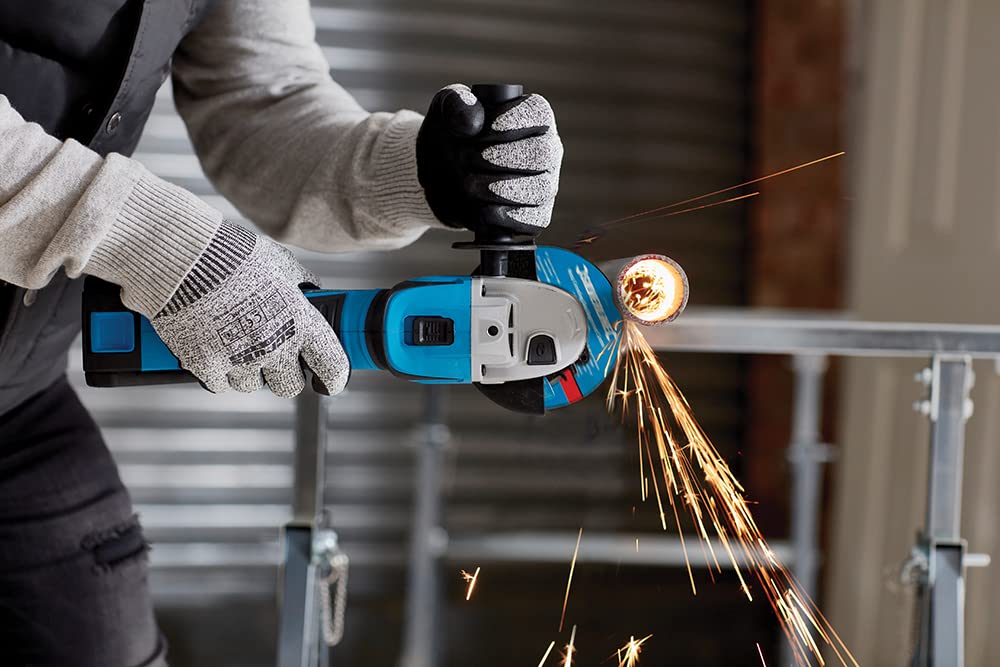 Кутова шліфувальна машина Silverline 980960 115 мм з акумулятором 18 В, фото №5 Кутова шліфувальна машина Silverline 980960 115 мм з акумулятором 18 В, фото №5