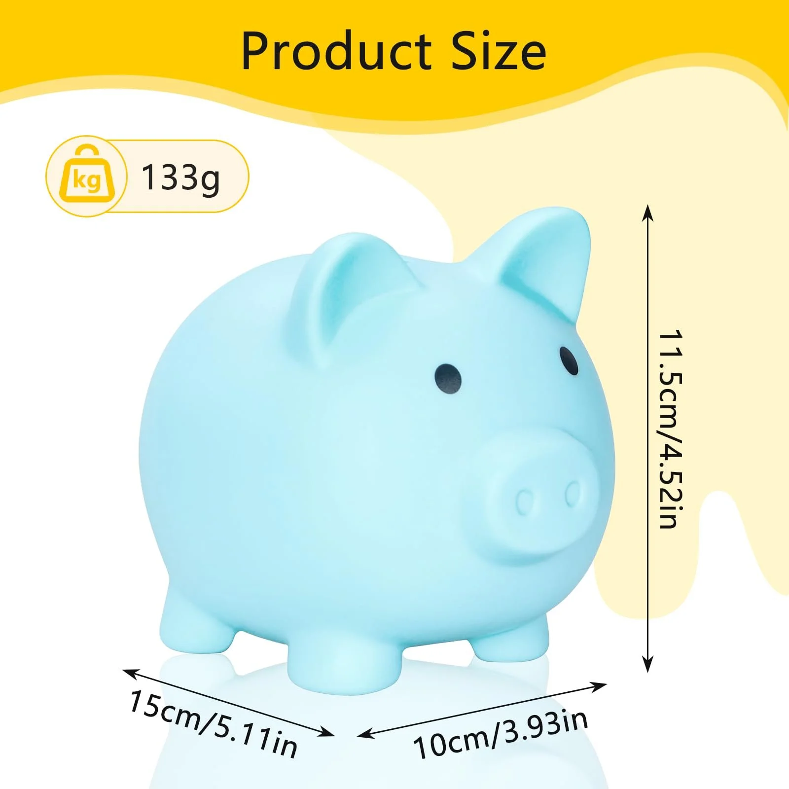 Скарбничка L&W Luck Lucky Pig Порося небитка, фото №2