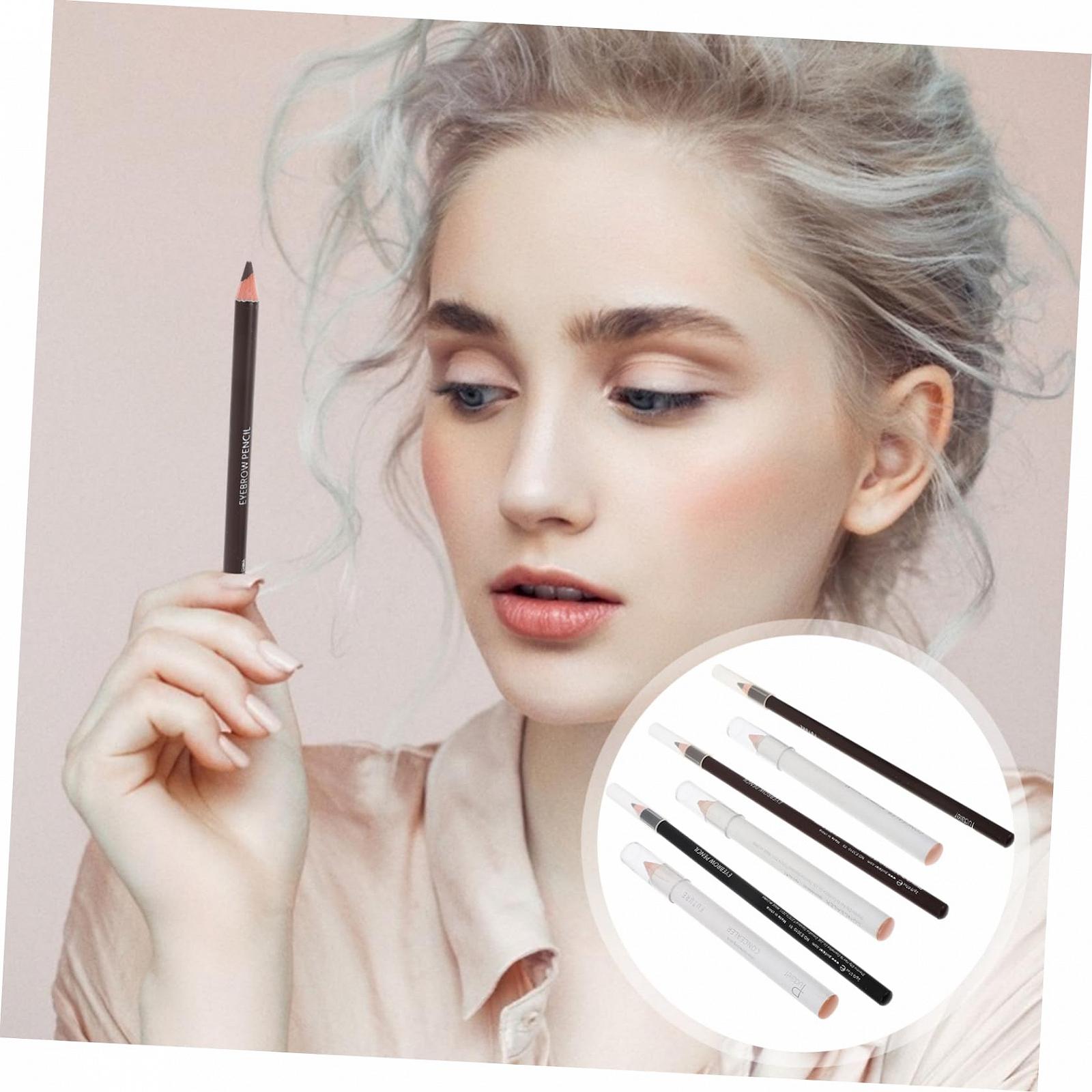 Набір олівців MERRYHAPY 3 Списки Огранованих Олівців для Бровей Консилер N/A Косметичні інструменти Чорний, фото №6