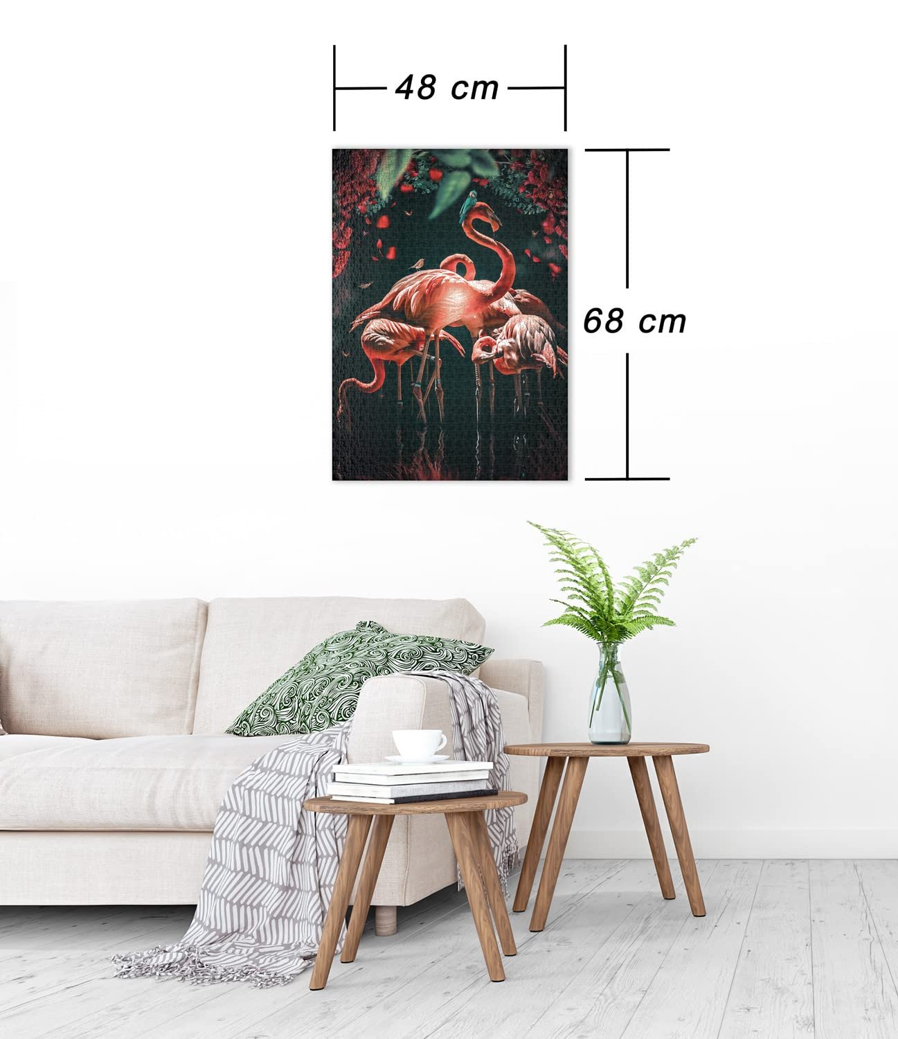 Пазл Ulmer Puzzleschmiede Fairytale The Flamingo Show 1000 элементов, фото №3