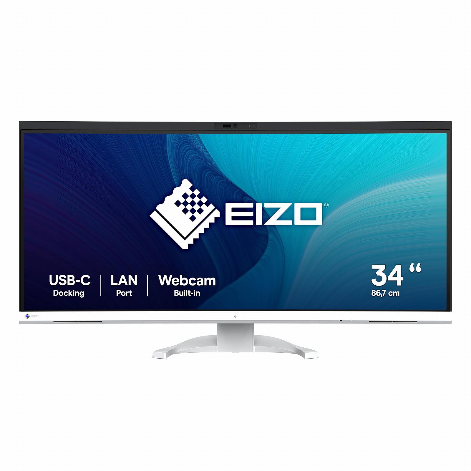 Монітор EIZO FlexScan з FlexStand LED вигнутий 86.4 см 34 дюйми 34.1 дюйми видима область 3440 x 1440 UWQHD IPS 300 кд/м² 1000:1 5 мс 2 x HDMI DisplayPort USB-C динаміки білий, фото №1 Монітор EIZO FlexScan з FlexStand LED вигнутий 86.4 см 34 дюйми 34.1 дюйми видима область 3440 x 1440 UWQHD IPS 300 кд/м² 1000:1 5 мс 2 x HDMI DisplayPort USB-C динаміки білий, фото №1