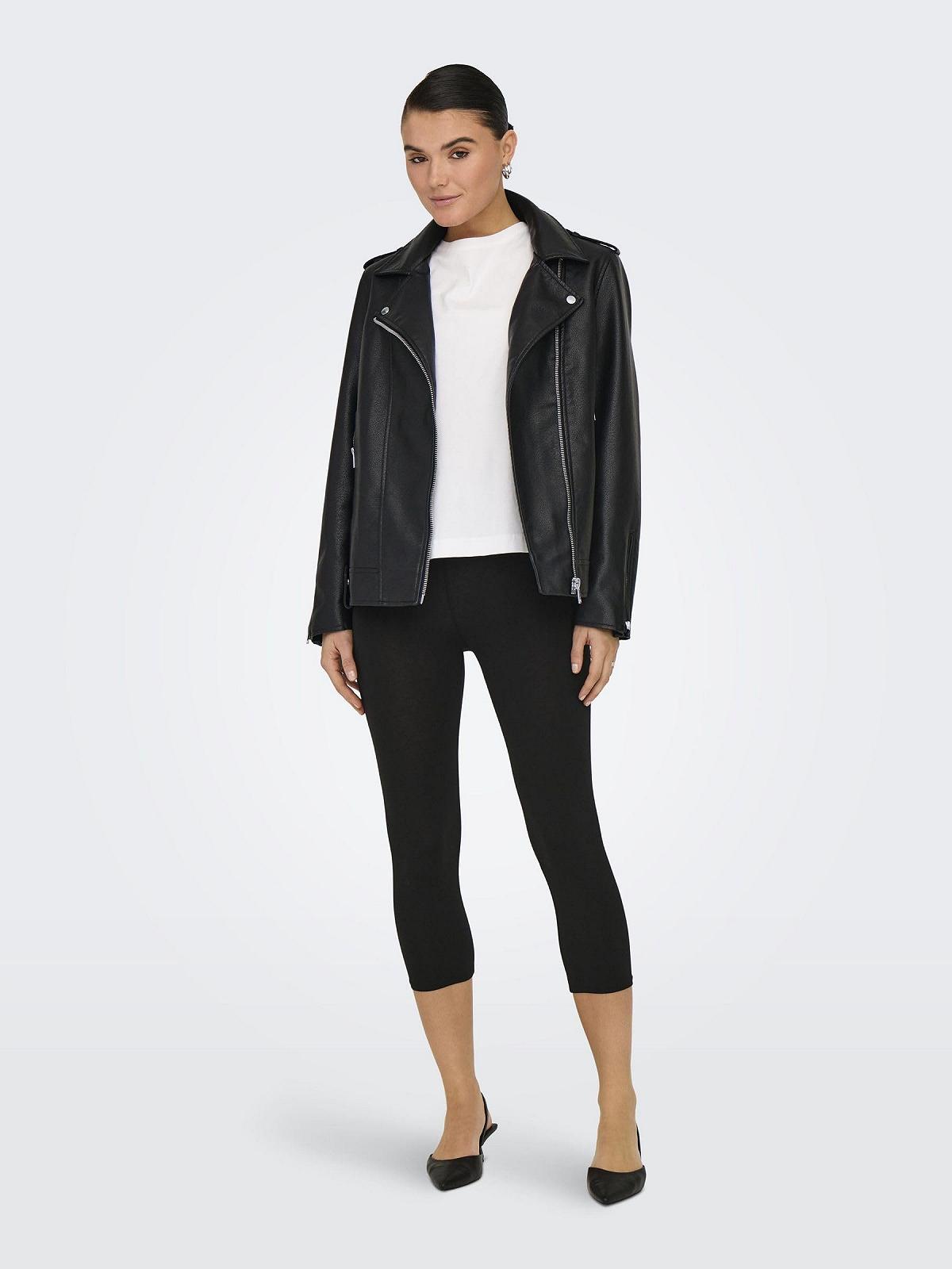 Жіноча куртка ONLY ONLMILLE Шкіряна куртка, фото №5