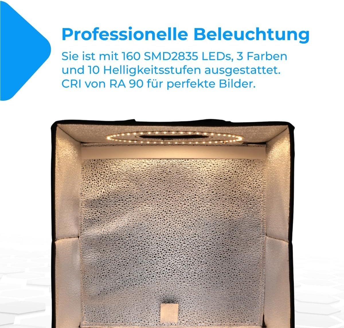 Фотобокс NK Mini Photobox (60 х 60 см) 3 фона Черный, фото №4 Фотобокс NK Mini Photobox (60 х 60 см) 3 фона Черный, фото №4