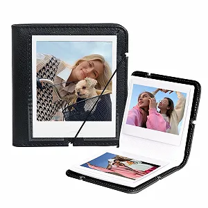 Купить Фотоальбом WOGOZAN на 28 карманов для Polaroid I-Type/Now/OneStep/I-Type/Fuji Instax Wide/Wide 400/300/210/Instant Camera Films, PU фотоальбом с обложкой - Черный - Фото 1 Фотоальбом WOGOZAN на 28 карманов для Polaroid I-Type/Now/OneStep/I-Type/Fuji Instax Wide/Wide 400/300/210/Instant Camera Films, PU фотоальбом с обложкой - Черный - Фото 1