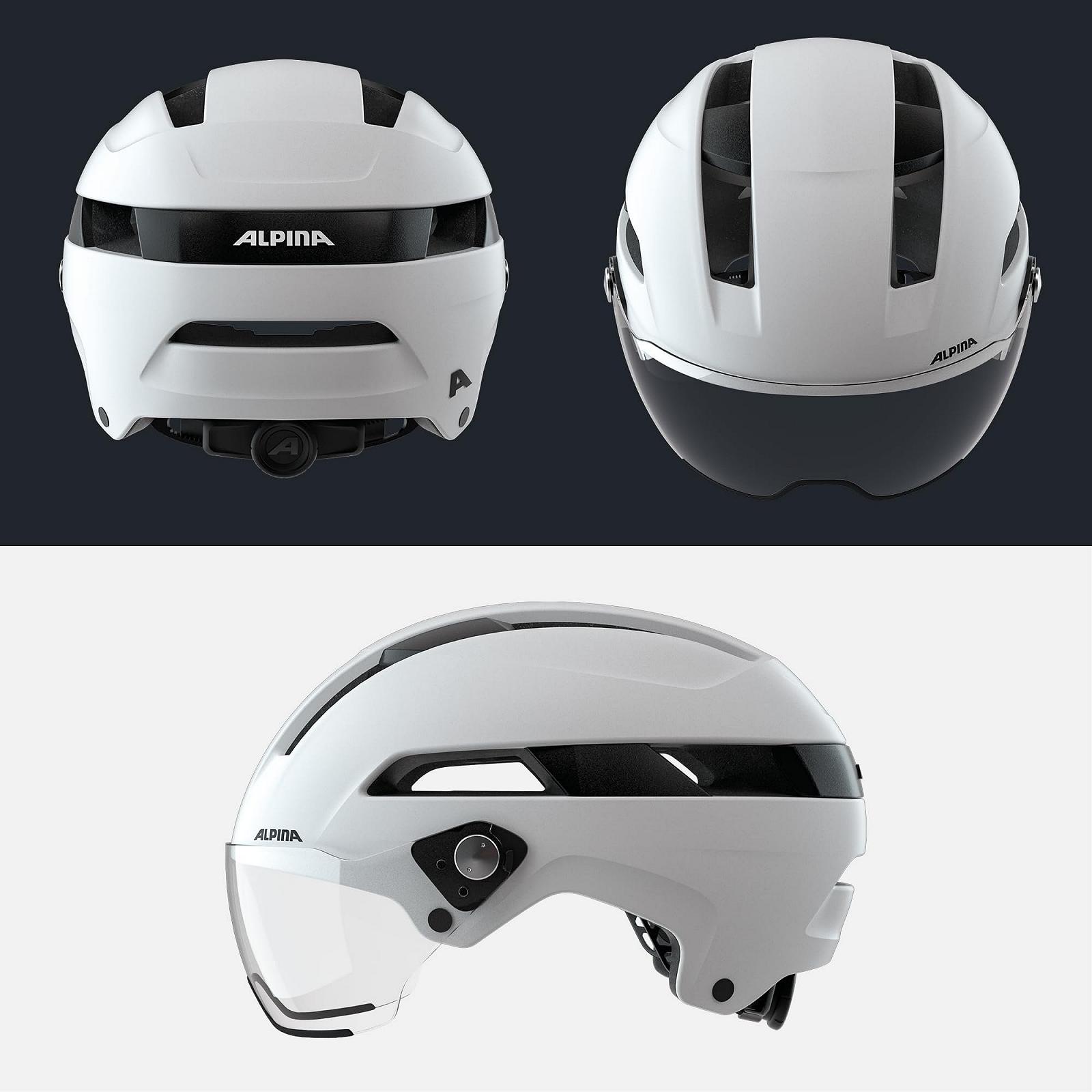 Шолом Alpina Soho Visor з козирком, для велосипеда, характеристики, чорний матовий, фото №4