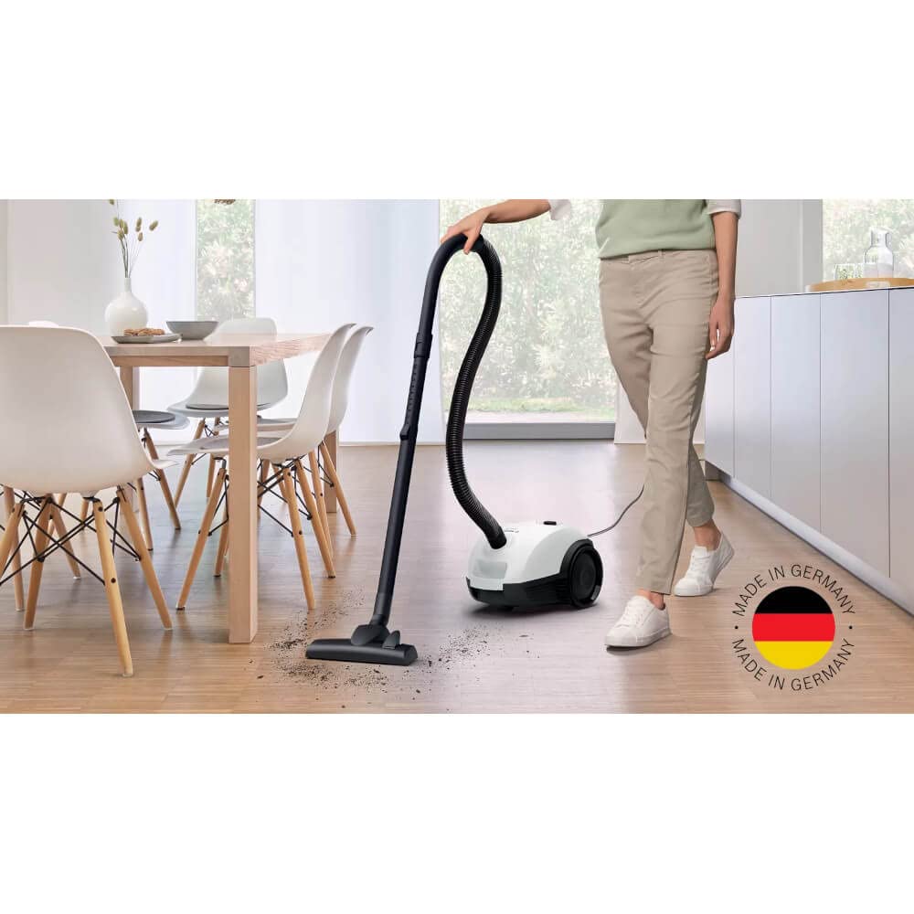 Пылесос Bosch Series 2 BGLS2LW1 с мешком 3,5 л 600 Вт 80 дБ 8-метровый кабель белый, фото №8