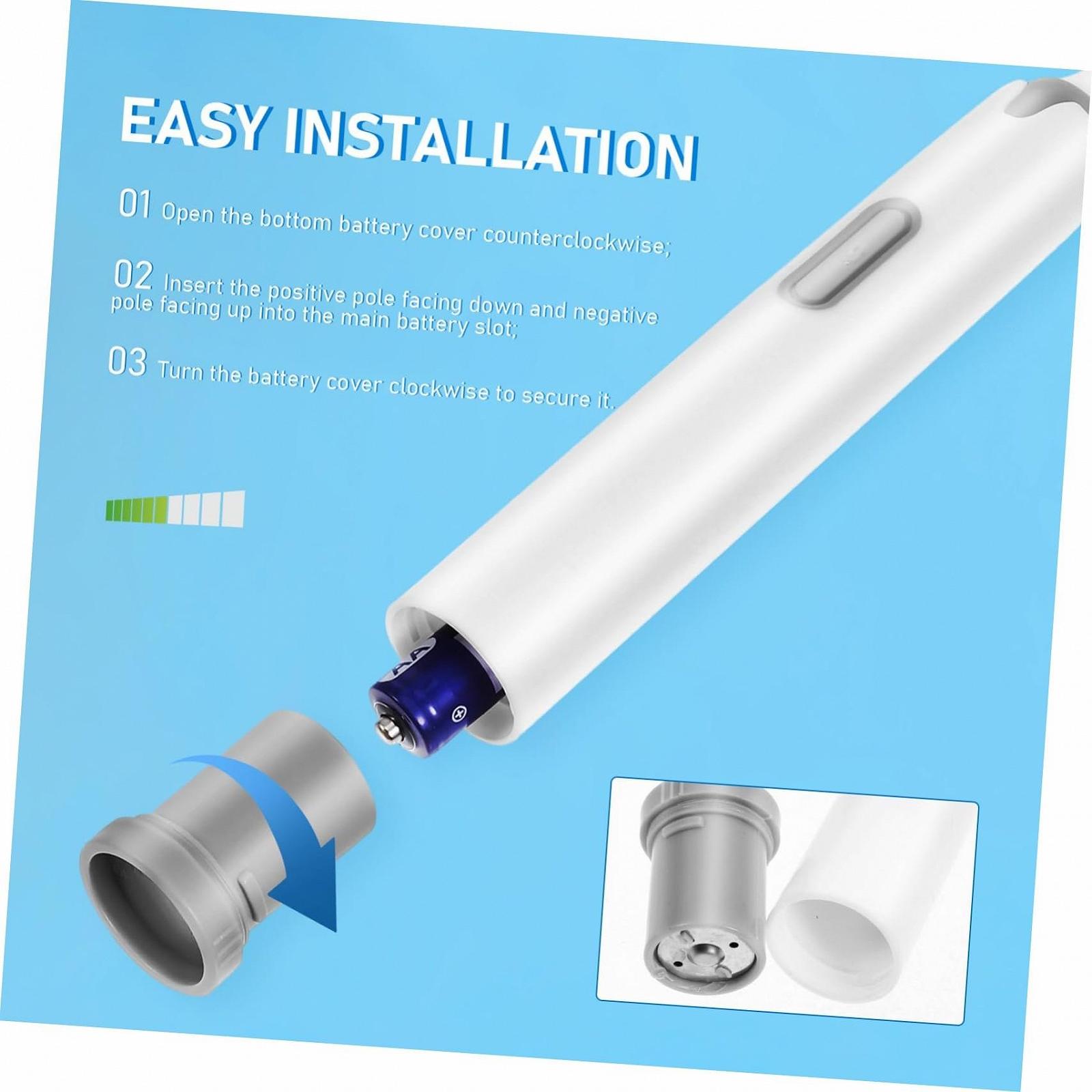 Електрична звукова зубна щітка WRITWAA ABS Біла, фото №3