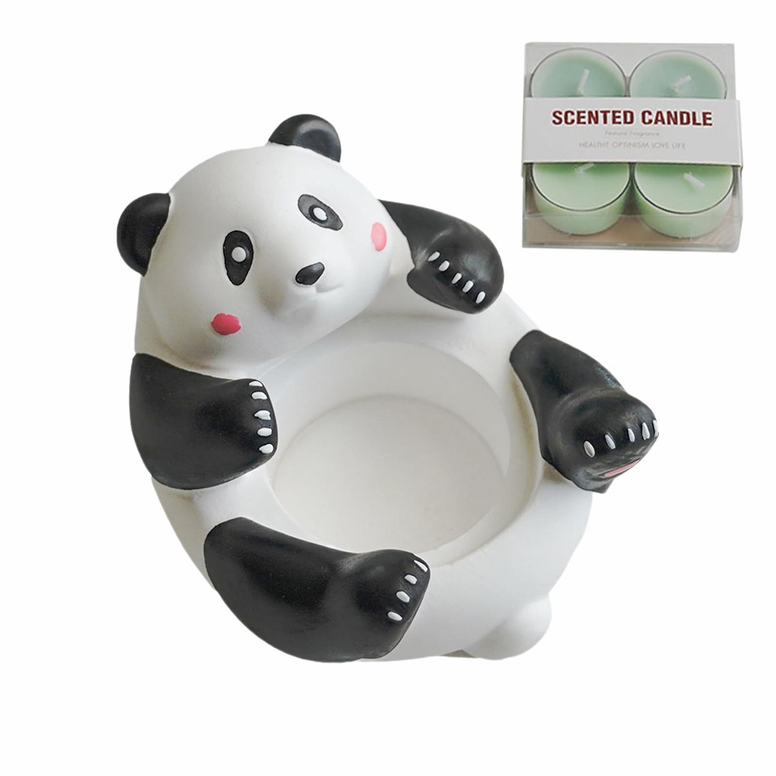 Подсвечник Panda Подсвечник для чайных свечей с 4 ароматическими свечами, фото №1