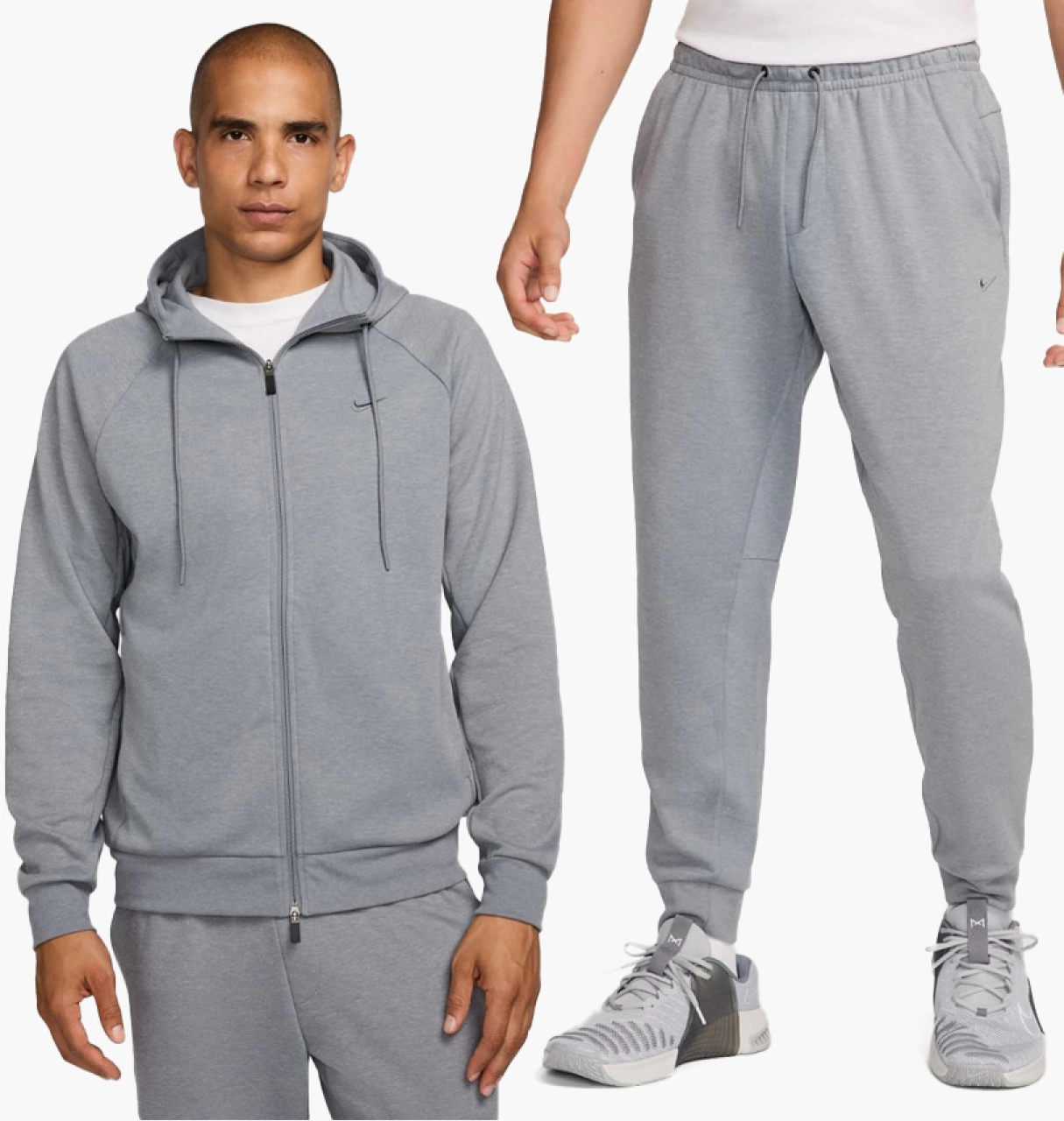 Світшот Nike Dri-Fit FZ0967-065 Сірий XL, фото №1