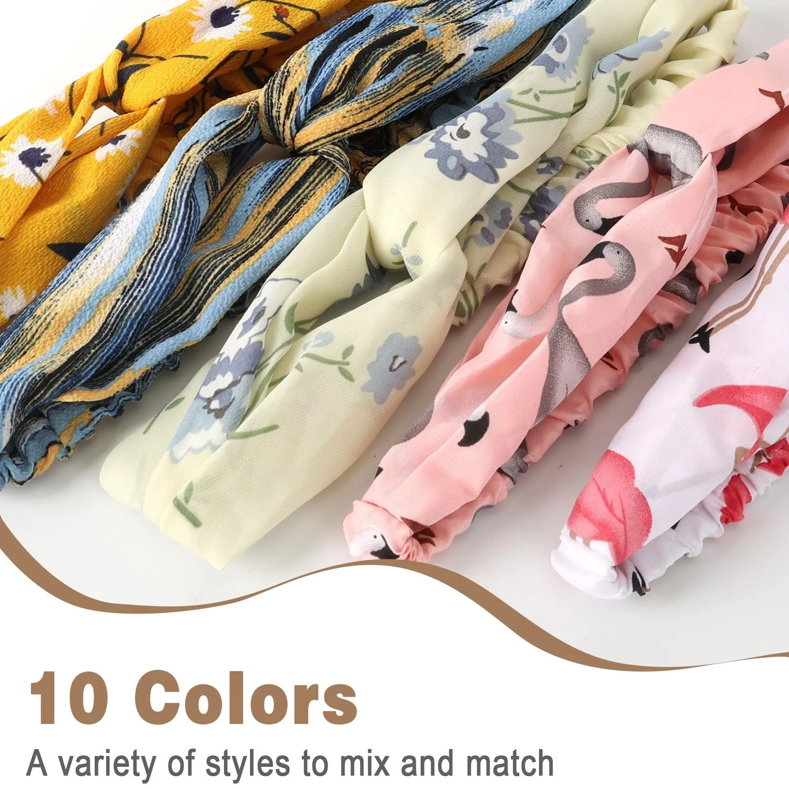 Повязка для волос Гибкая с бантом, фото №5