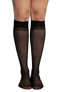 Шкарпетки до коліна Ulla Popken Великий Розмір 30 Denier - Фото 1