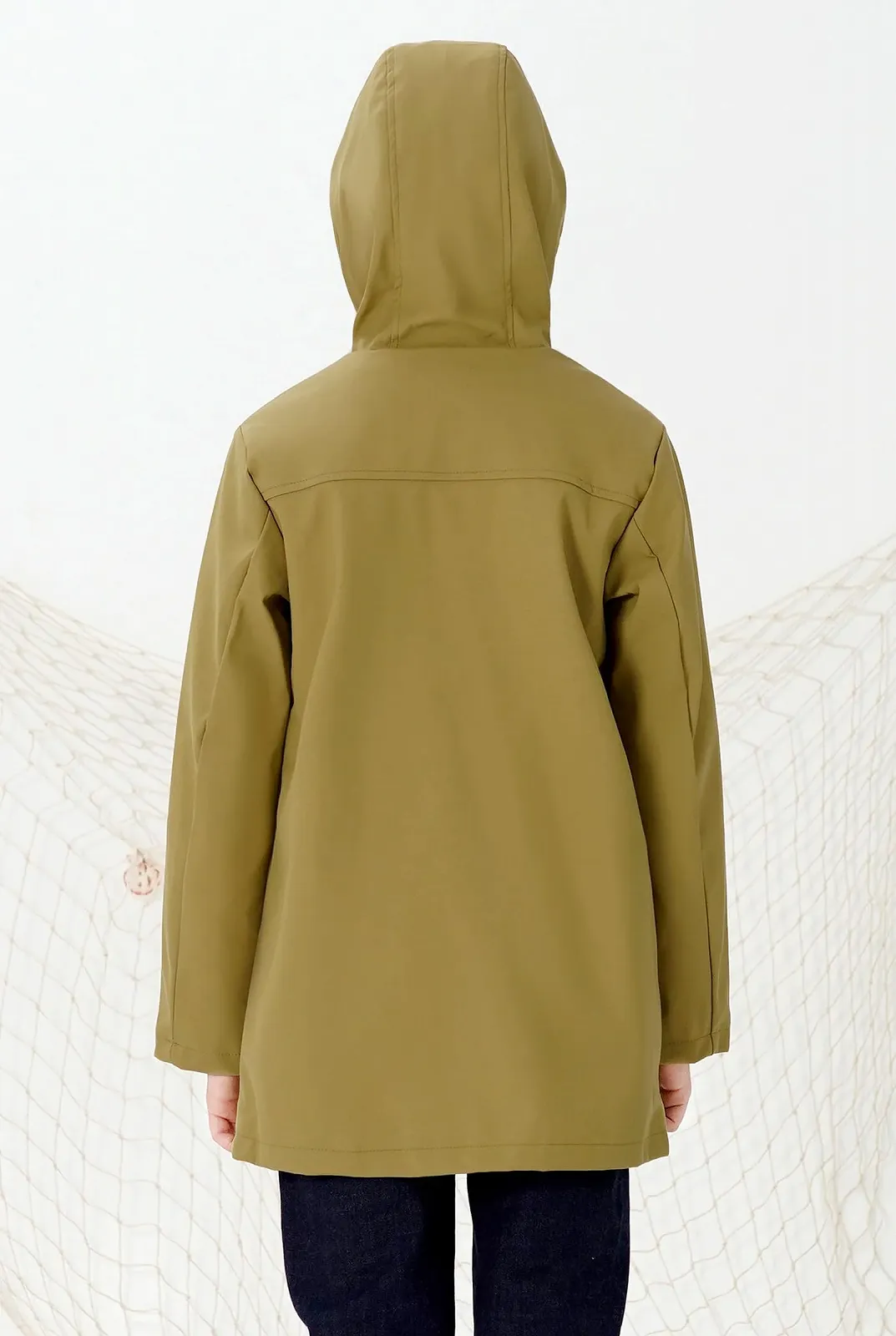 Водонепроникна вітрозахисна дощова куртка з капюшоном SOLOCOTE, дитяча, фото №2