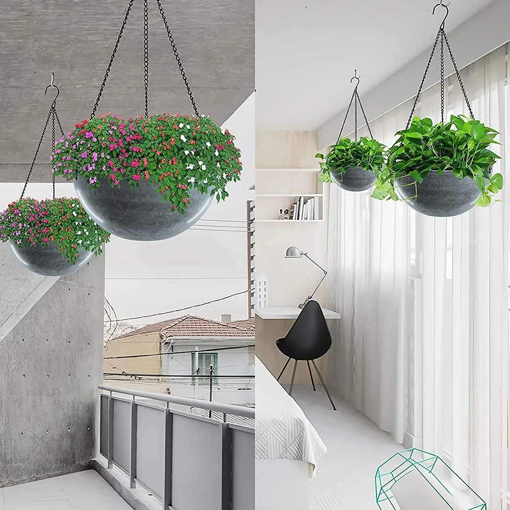 Ланцюги для підвісних кошиків 6 шт. Чорний, фото №7 Ланцюги для підвісних кошиків 6 шт. Чорний, фото №7