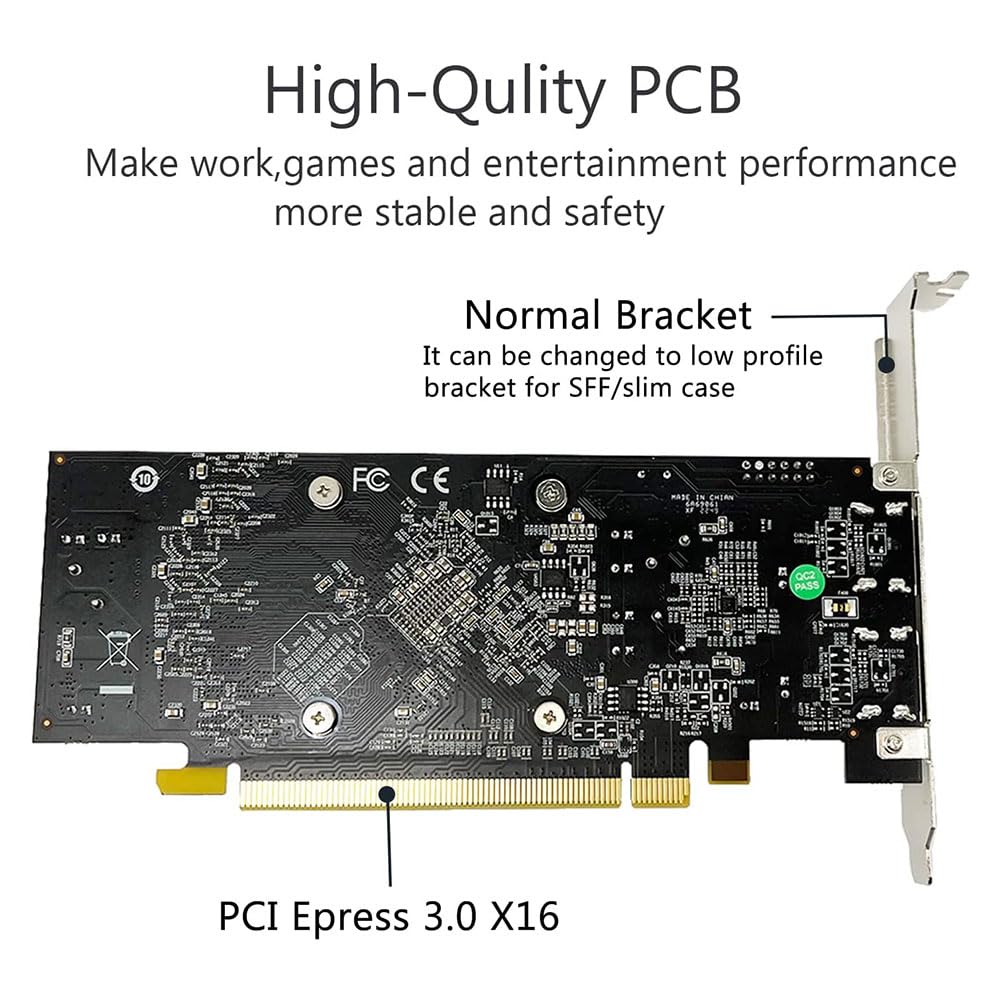 Відеокарта QTHREE HD 7750 2 ГБ GDDR5 128-біт Low Profile, фото №5