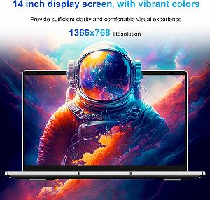 Ноутбук 14.1" Pinstone ANL5 Intel Celeron N4000 RAM 6GB SSD 128GB Win11 (UKR) synthetic.ua - Фото 1