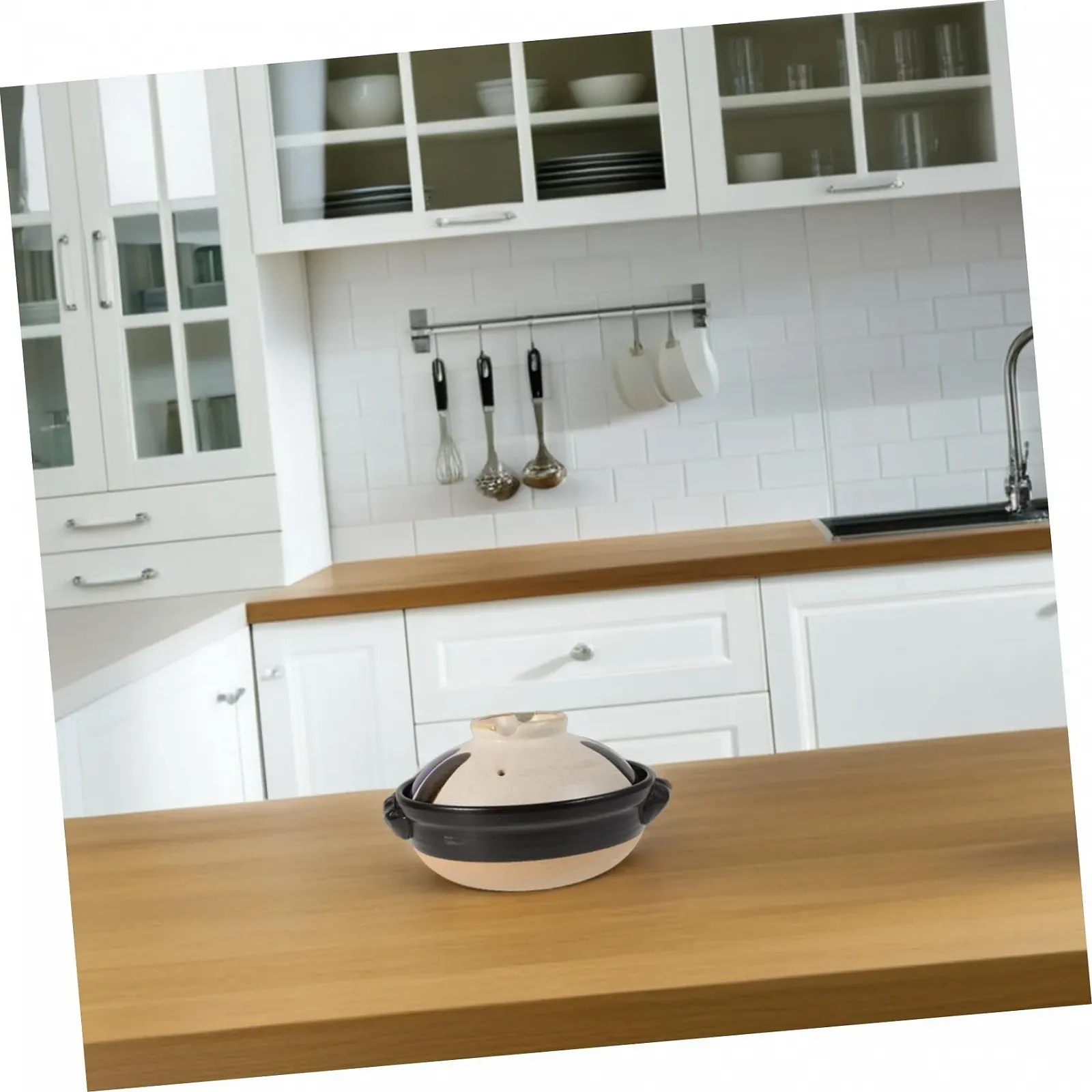 Кастрюля GALPADA Japanese Stoneware с крышкой термостойкая, фото №4