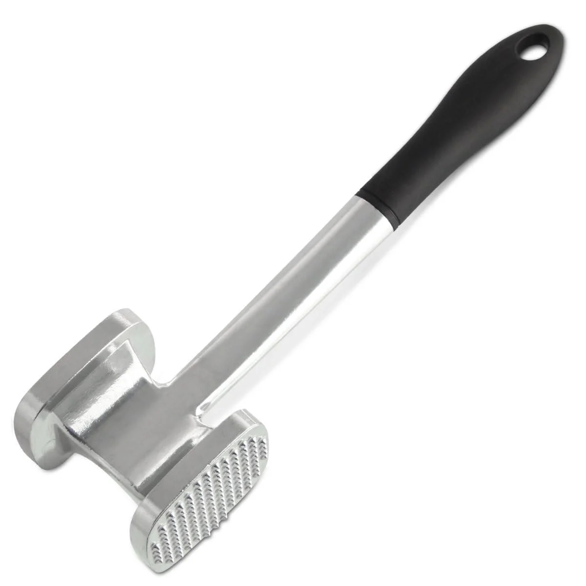 Размягчитель мяса Fackelmann 28 x 7.5 x 6 см Черный/Серебристый, фото №1