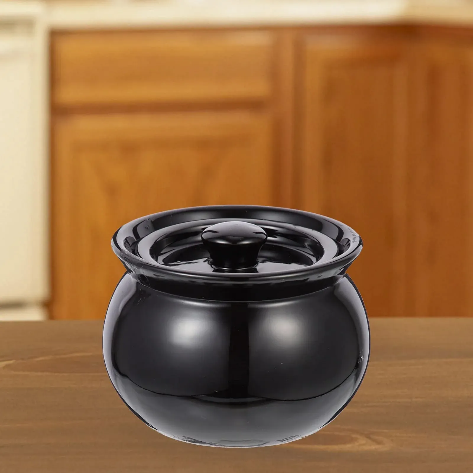 Каструля-кокотниця OUNONA Глиняна керамічна 500 мл з кришкою Індукційна, фото №5 Каструля-кокотниця OUNONA Глиняна керамічна 500 мл з кришкою Індукційна, фото №5