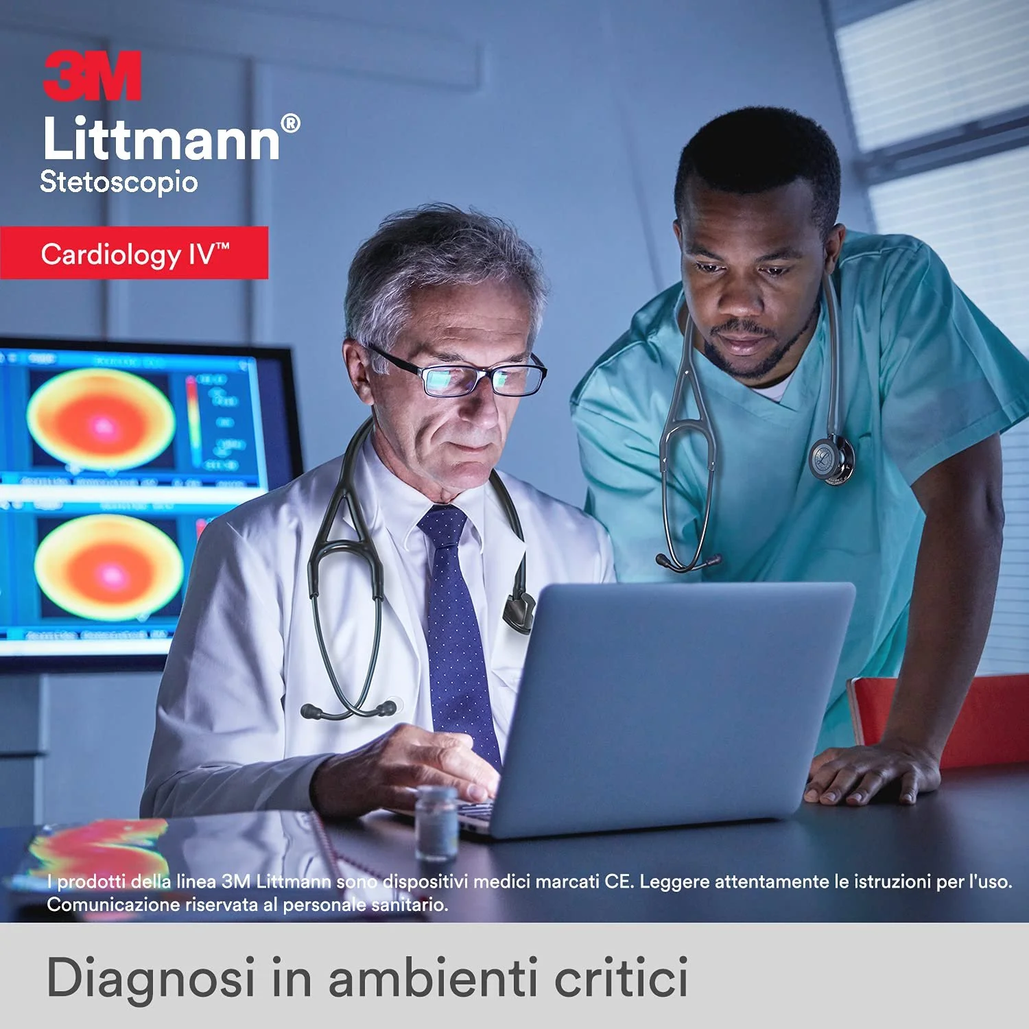 Стетоскоп 3M Littmann IV 69 см Синій, фото №6