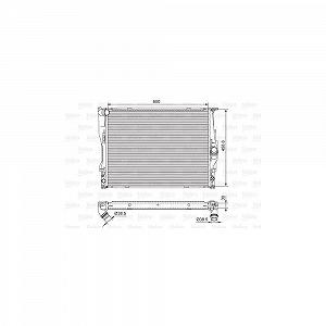 Радиатор охлаждения двигателя VALEO 701542 для BMW, BMW (BRILLIANCE) - Фото 1