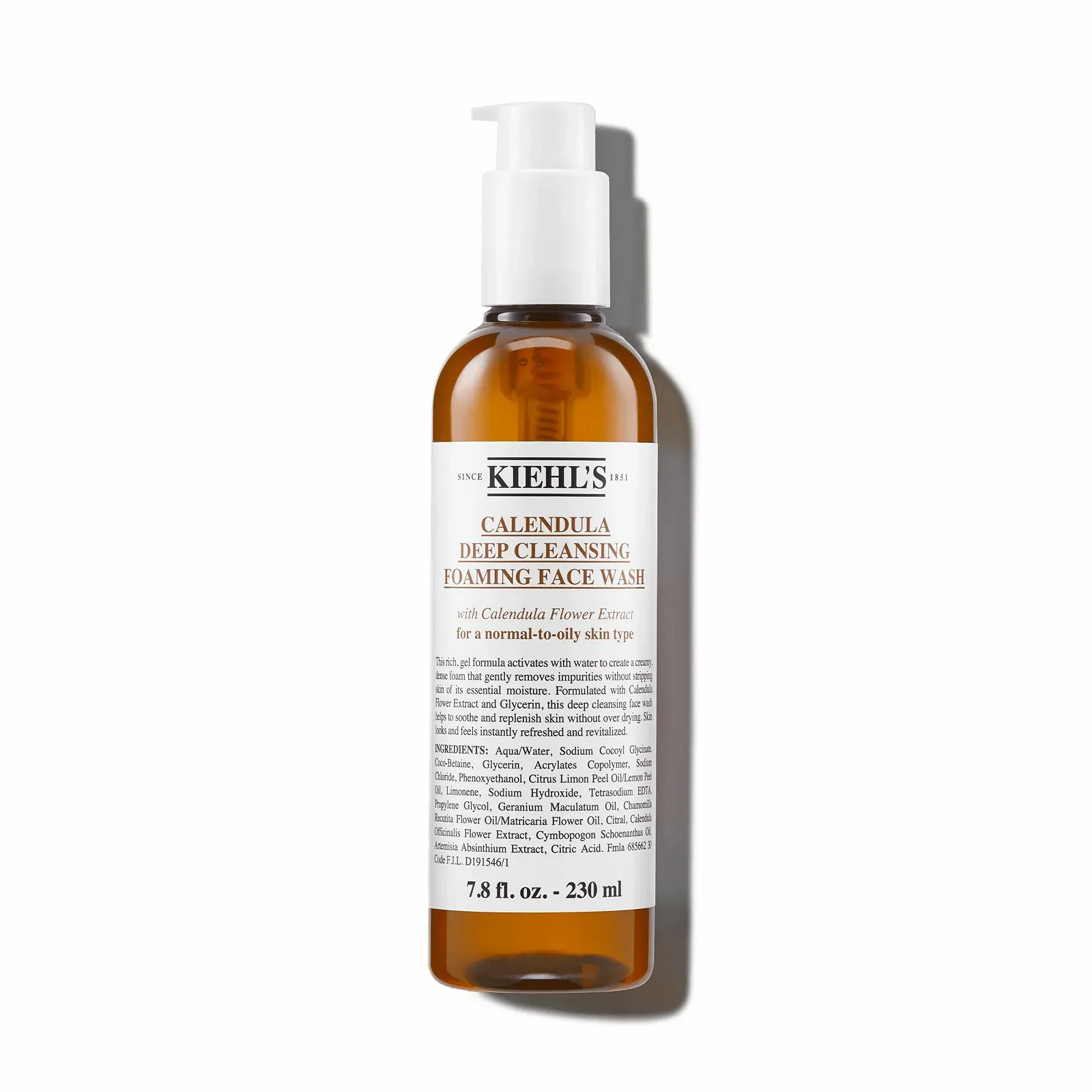 Гель для вмивання KIEHL'S Calendula Foaming Wash з екстрактом календули для чутливої та проблемної шкіри, без парабенів, фото №1 Гель для вмивання KIEHL'S Calendula Foaming Wash з екстрактом календули для чутливої та проблемної шкіри, без парабенів, фото №1