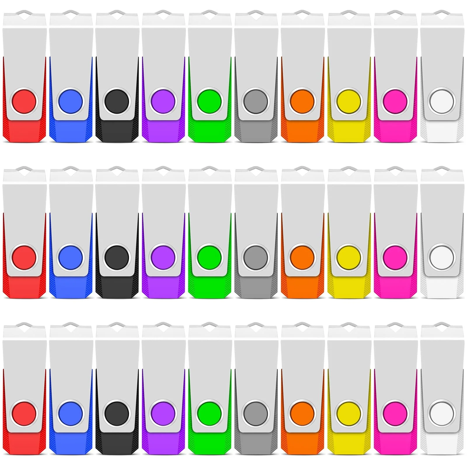 USB-флеш-накопичувач TEWENE 4GB (набір 100 шт.) USB 2.0 Multi-Coloured, фото №1