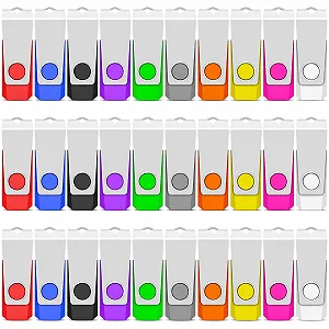 USB-флеш-накопичувач TEWENE 4GB (набір 100 шт.) USB 2.0 Multi-Coloured - Фото 1
