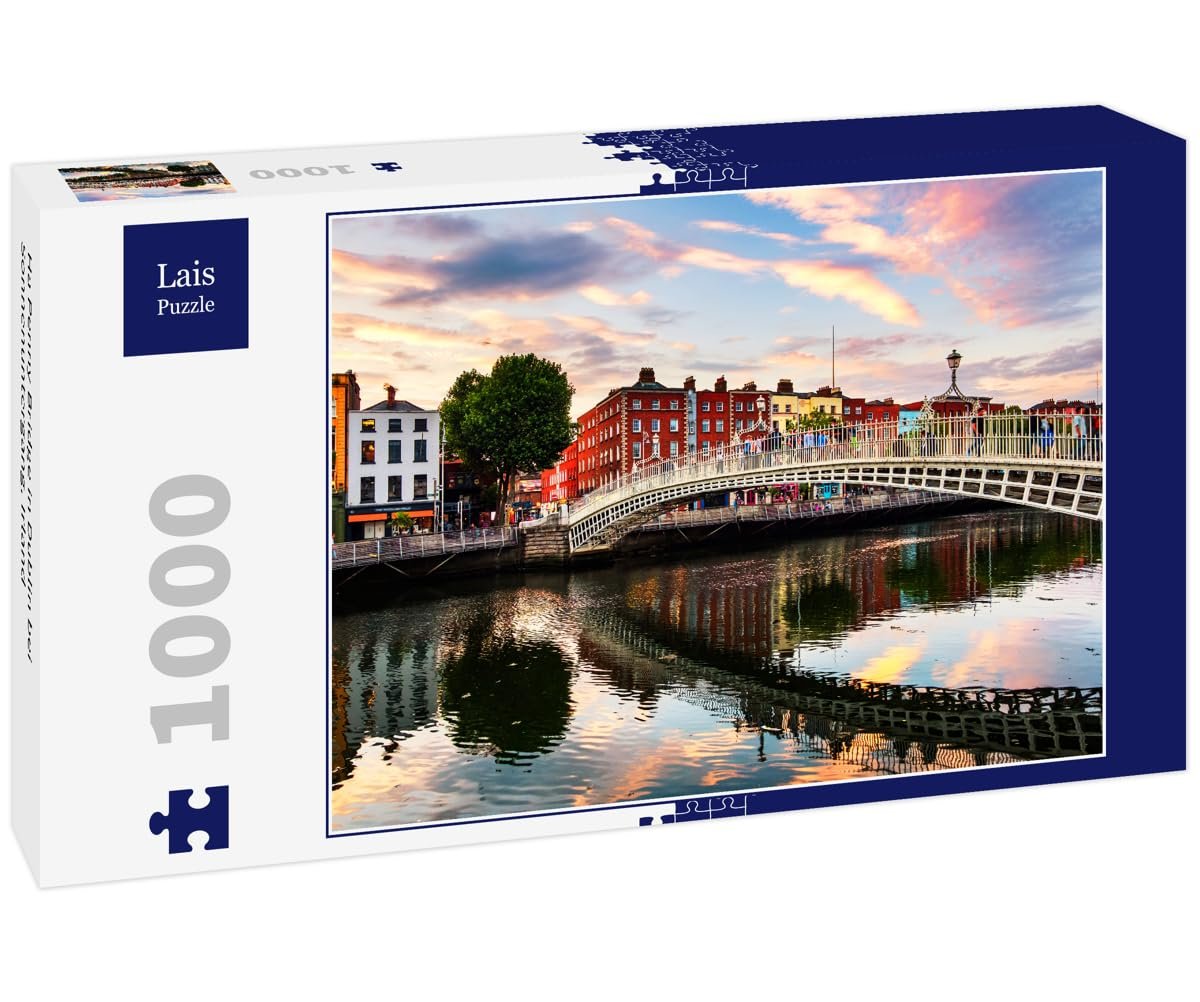 Пазл Lais Puzzle Ha Penny Bridge in Dublin at Sunset 1000 элементов, фото №1