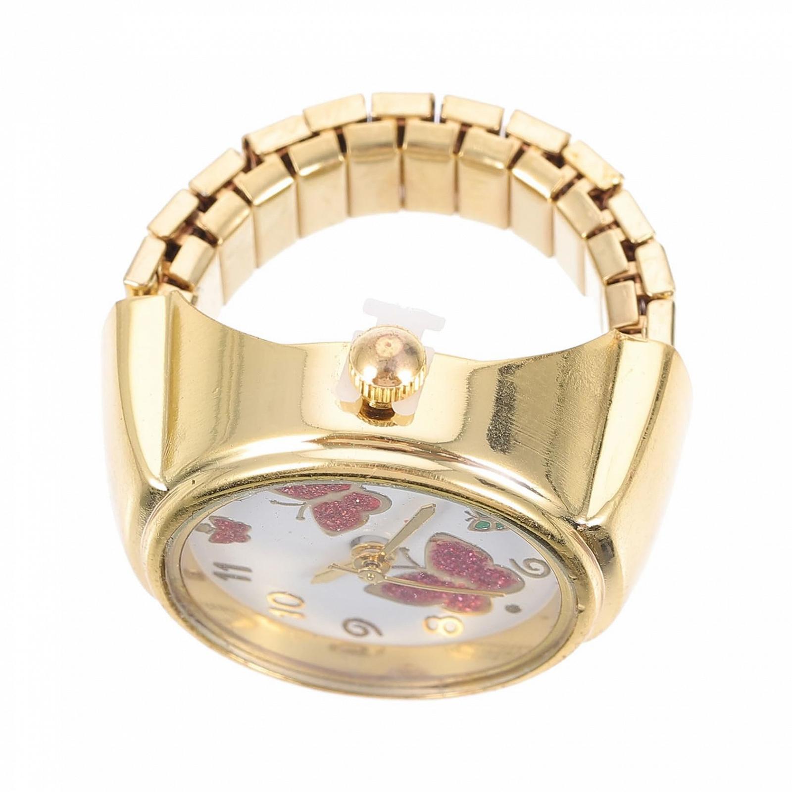 Кільце-годинник Healvian з дизайном метелика, фото №1 Кільце-годинник Healvian з дизайном метелика, фото №1