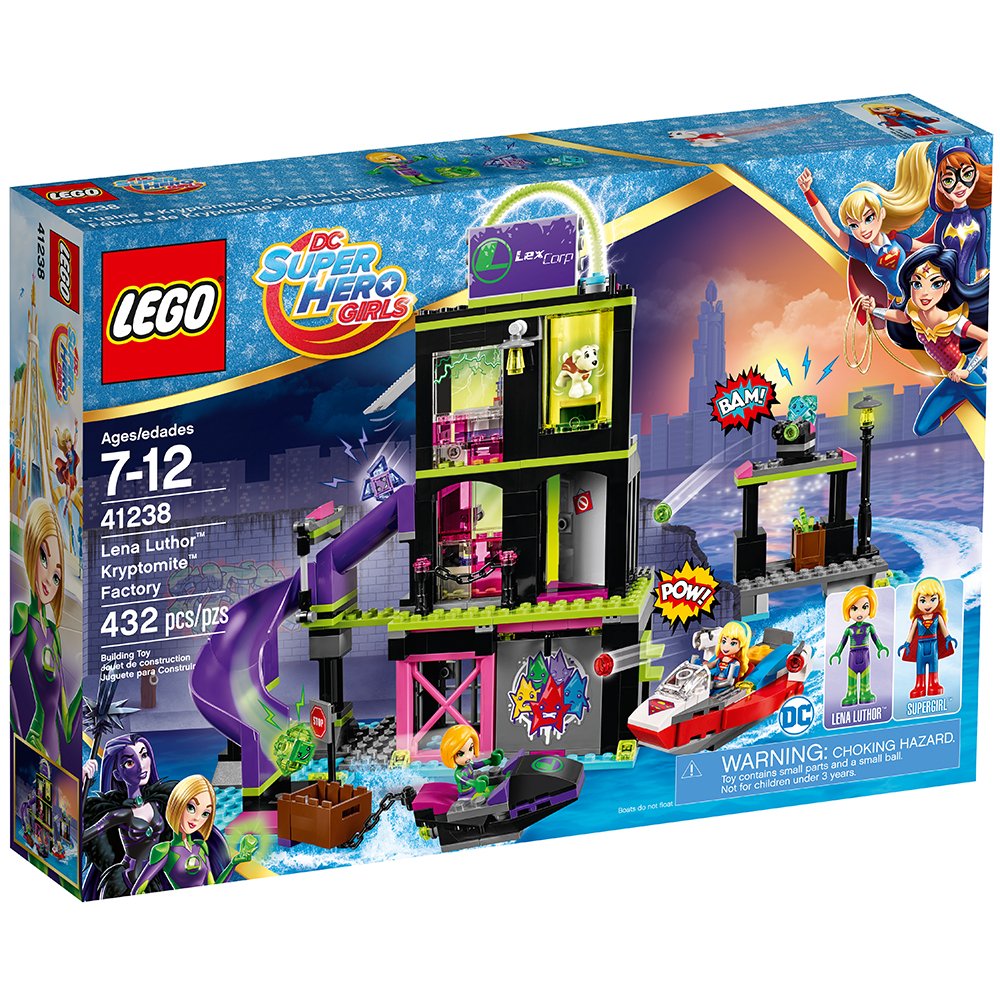 LEGO DC Super Hero Girls Lena Luthor Kryptomite Factory 41238 Набор для строительства (432 детали), фото №5