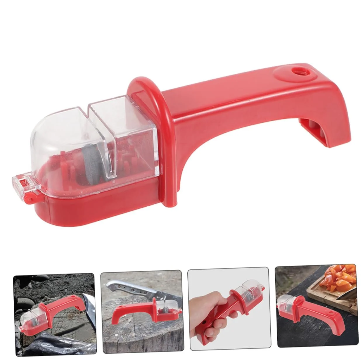 Точилка для кухонних ножів HANABASS ергономічна ручка ABS 2 штуки, фото №6