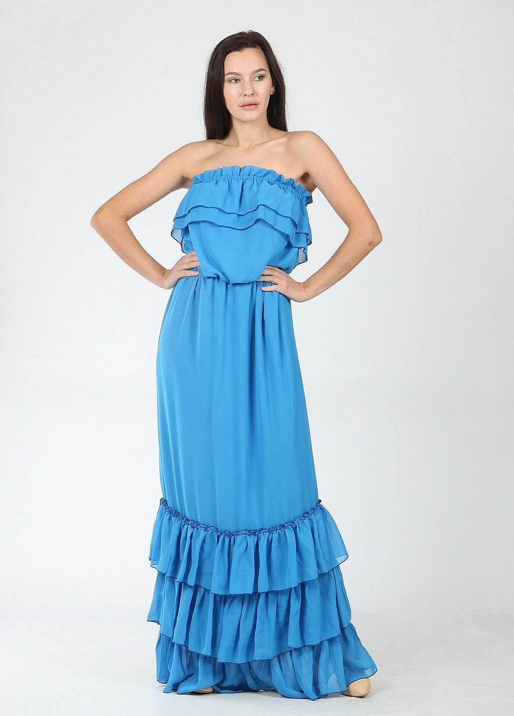 Платье MOZAH ХS(40) Синий (ND-926-6-Blue), фото №2