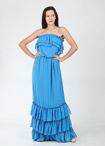 Платье MOZAH ХS(40) Синий (ND-926-6-Blue) synthetic.ua - Фото 1