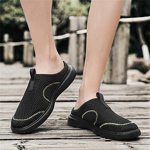 Кроссовки Лето 2022 Hollow Fly Woven Легкие Дышащие Удобные Декомпрессионные Модные Спортивные Беговые Lift для мужчин synthetic.ua - Фото 1