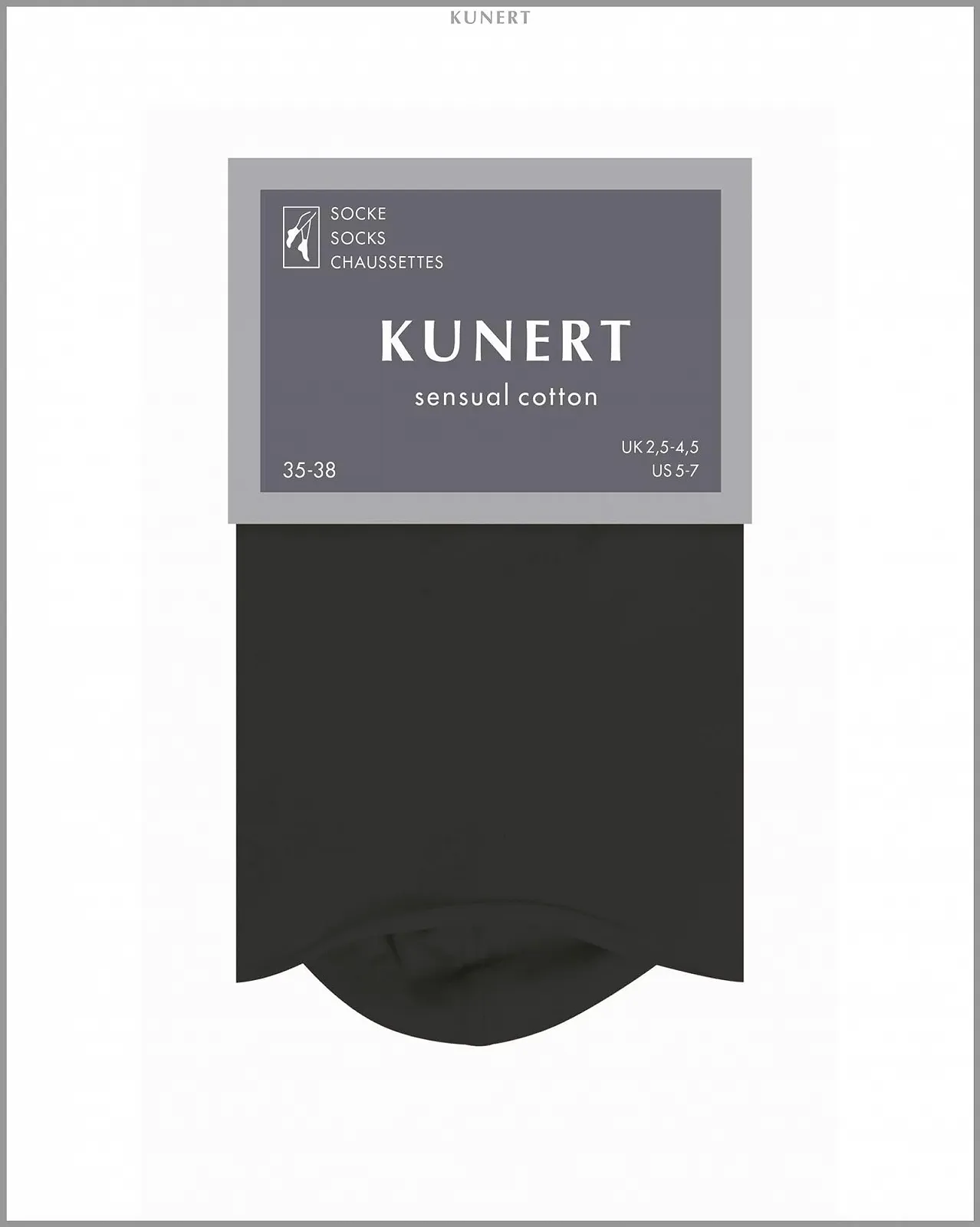 Жіночі шкарпетки KUNERT Sensual Бавовна Згорнутий край 130 Denier, фото №4