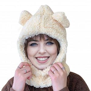 Зимняя шапка-ушанка Aferzov Зверушка Медведь - Фото 1