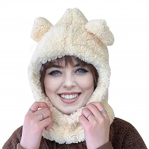 Зимова Шапка-вушанка Aferzov Тваринка Ведмідь - Фото 1