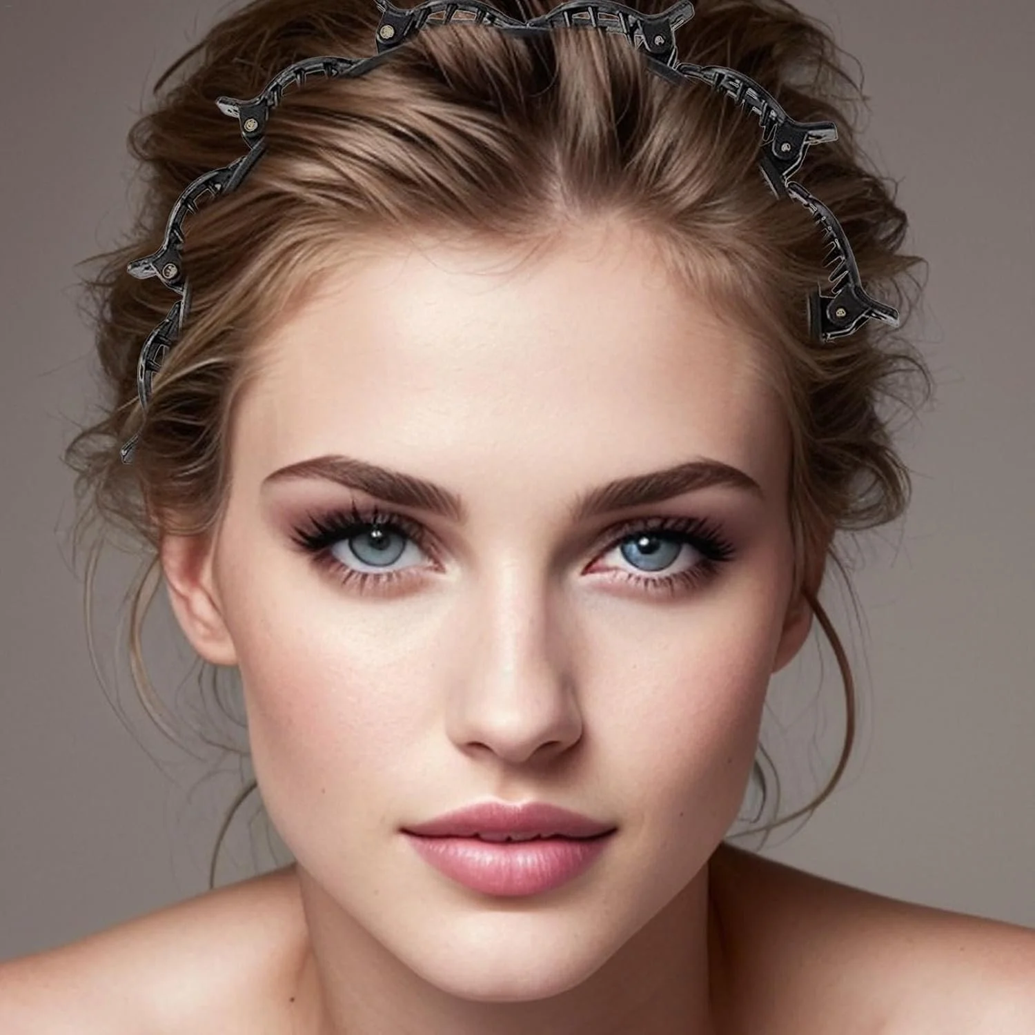 Обруч для волос с клипсами (2 шт.), фото №5