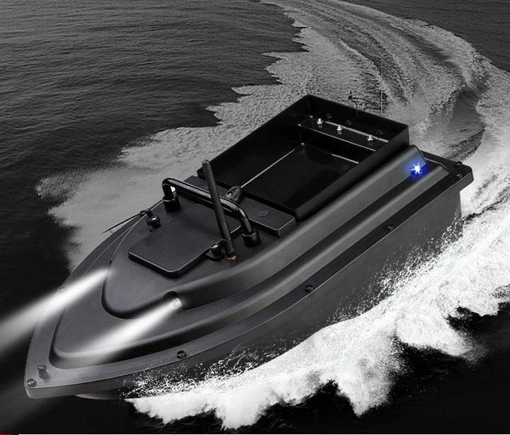 Кораблик на радиоуправлении для завоза прикормки и снастей Boer R3 сумка переноски Черный, фото №6