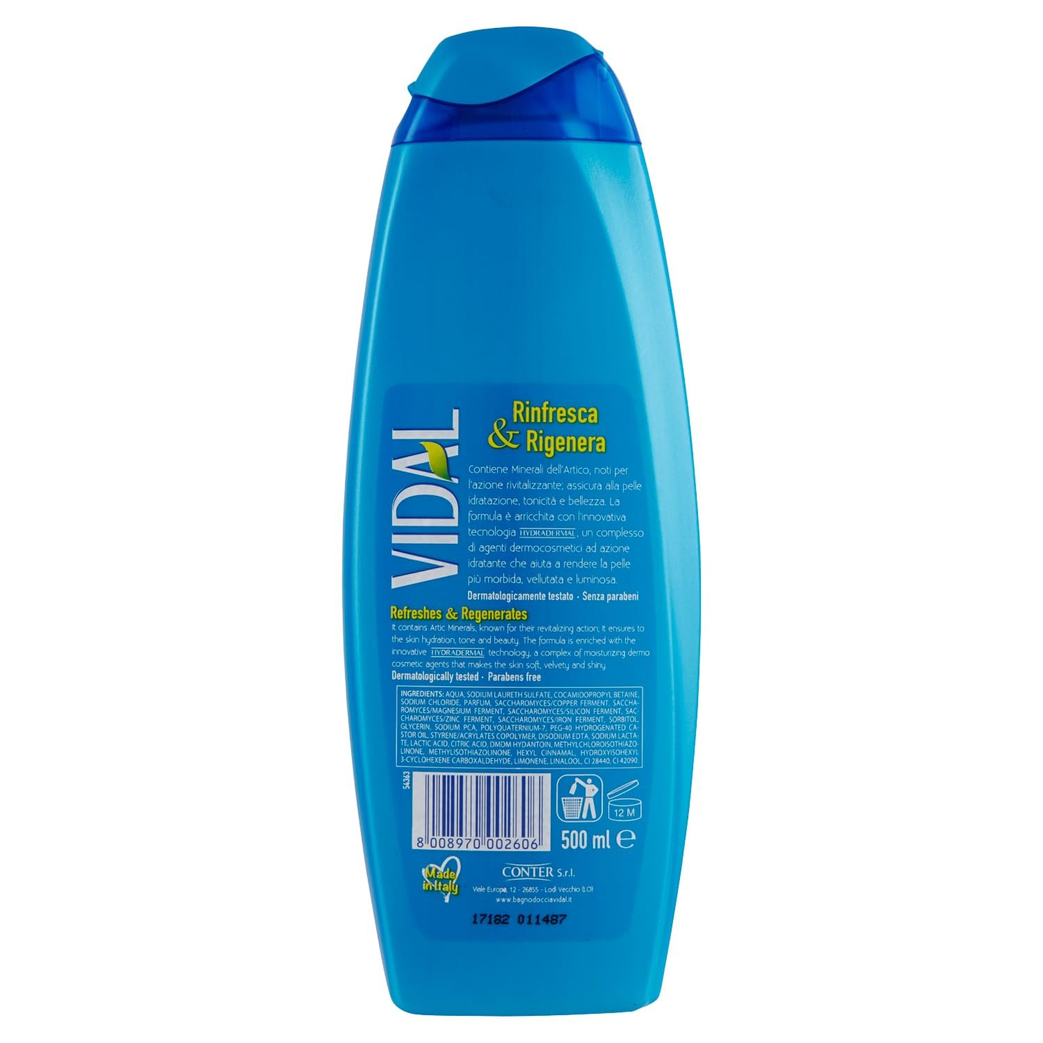 Гель для душу Vidal Shower Foam з арктичними мінералами 4 x 500 мл, фото №1