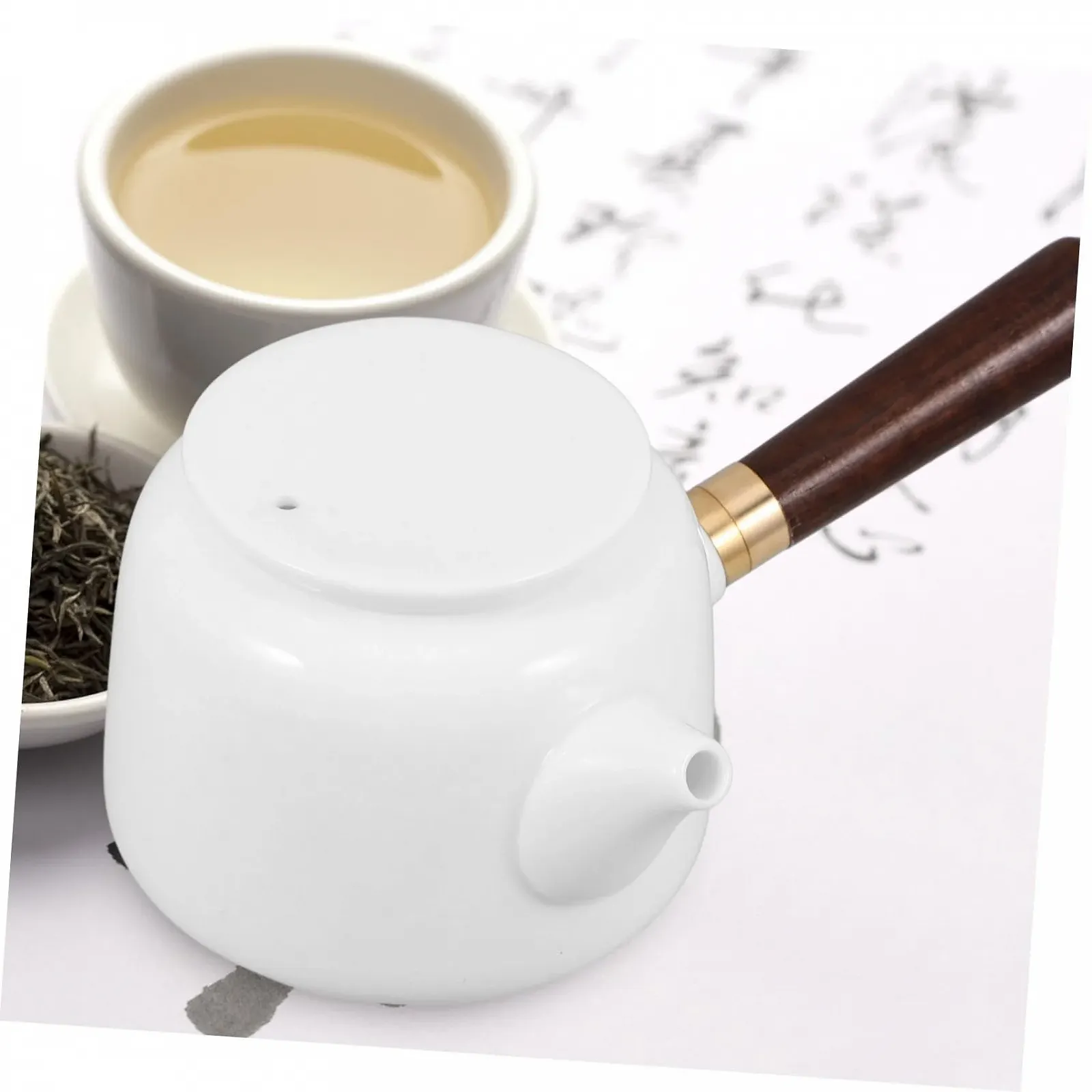 Чайник-заварник FUNNETOYU Керамический Белый, фото №4