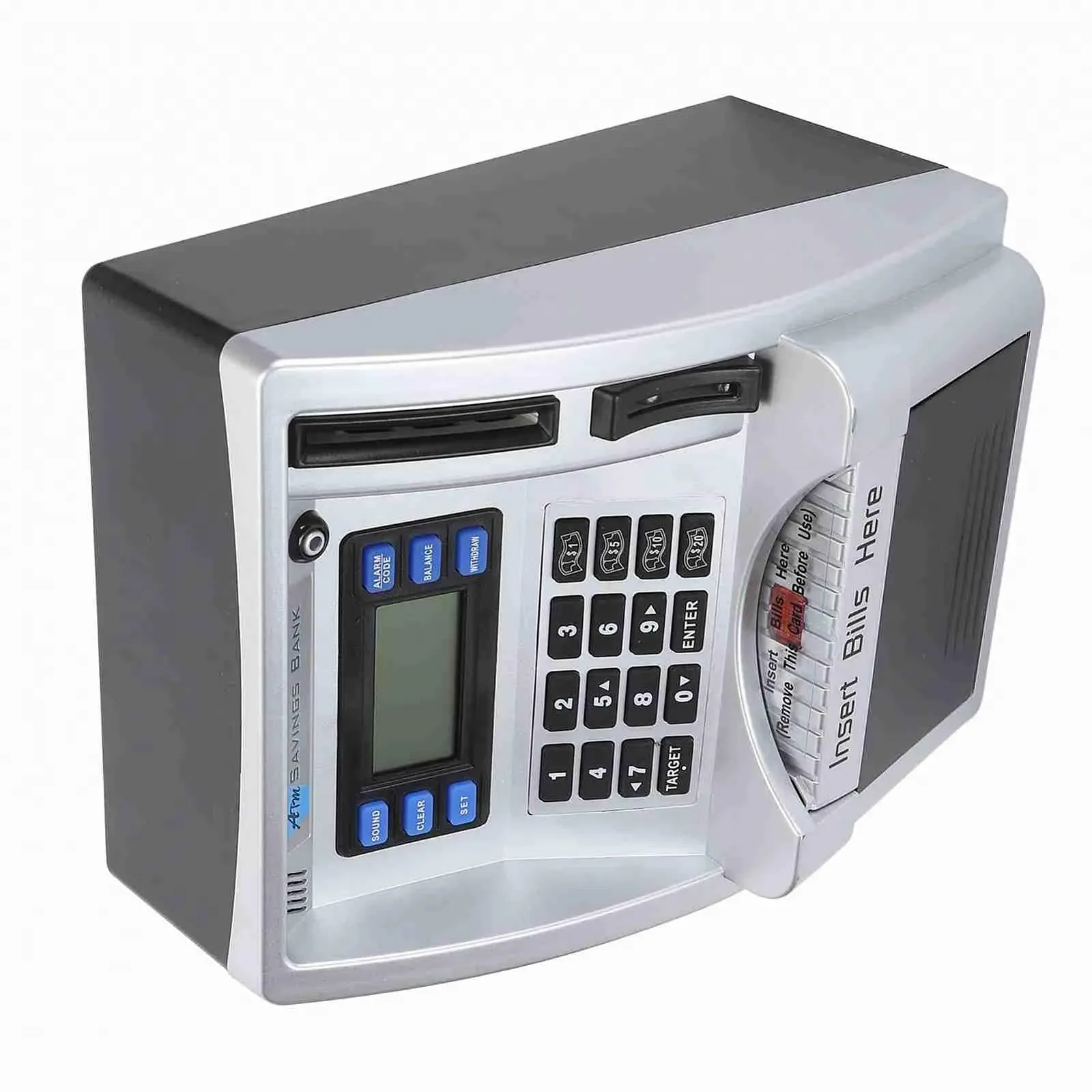 Скарбничка-банкомат Qcwwy електронна з паролем та LCD-екраном, фото №4