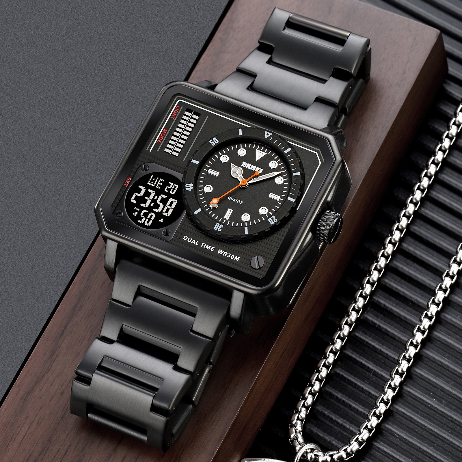 Годинник Skmei 2025BK Чорний, фото №4