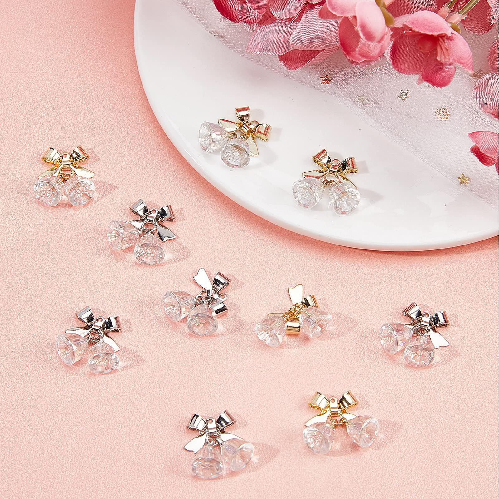 3D Дзвіночки NICENEEDED Золотисті Сріблясті 10 шт, фото №7